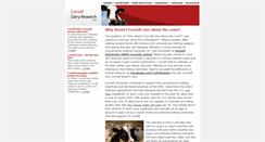 Desktop Screenshot of cornelldairyresearch.com